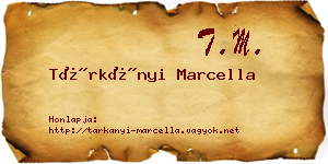 Tárkányi Marcella névjegykártya